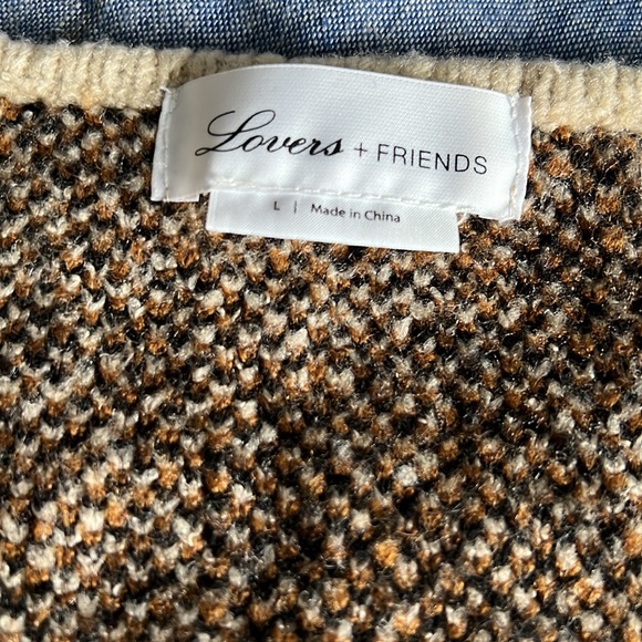 Lovers and Friends wrap sweater in Leopard - Picture 5 of 8
